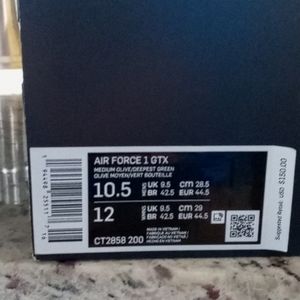 Nike Green Gore Tex Air Force 1s